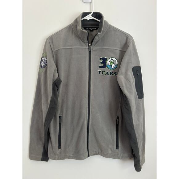 Polar Bear Plunge 30 years Zip Up Fleece - Seaside Heights NJ Small - Picture 2 of 7